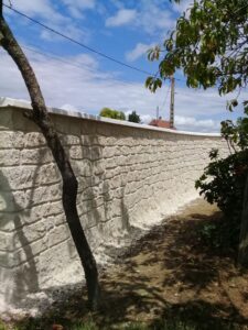 ravalement de façades LK Façades - neuf et rénovation mur de clôture